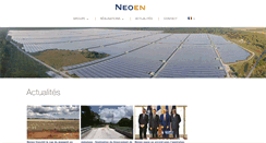 Desktop Screenshot of neoen.com